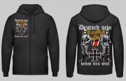 Deutsch sein heisst treu sein Wehrmacht Soldat Kapuzenjacke