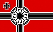 Schwarze Sonne Reichskriegsflagge Fahne 150x90cm
