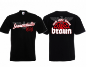 Auch ohne Sonne braun Reichsadler Sonnenstudio 88 T-Shirt